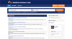 Desktop Screenshot of getmedicalassistantjobs.com